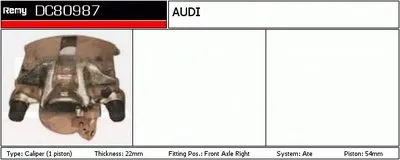 Тормозной суппорт Remanufactured REMY (Multiline) DELCO REMY купить