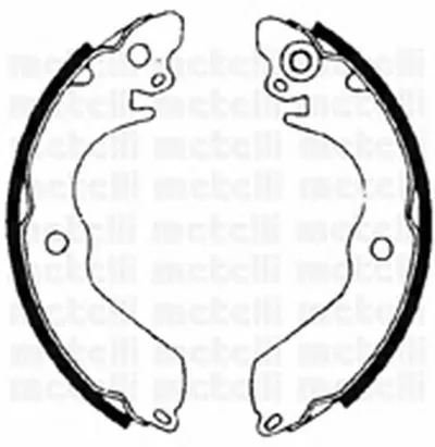 Комплект тормозных колодок METELLI купить