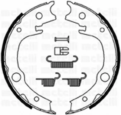 Комплект тормозных колодок, стояночная тормозная система METELLI купить