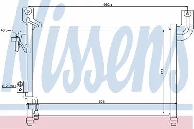 Конденсатор, кондиционер NISSENS купить