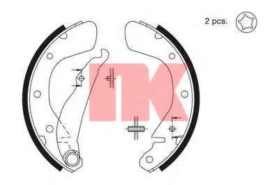 Комплект тормозных колодок NK купить