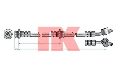 Тормозной шланг NK купить