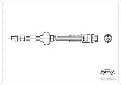 Тормозной шланг CORTECO купить