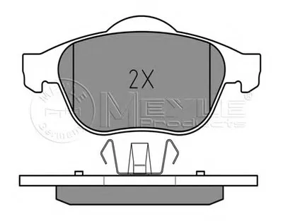 Комплект тормозных колодок, дисковый тормоз MEYLE купить