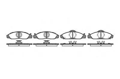 Комплект тормозных колодок, дисковый тормоз REMSA купить