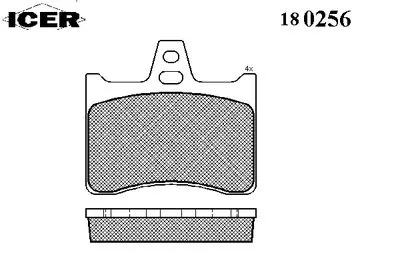 Комплект тормозных колодок, дисковый тормоз ICER купить