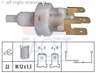 Выключатель фонаря сигнала торможения FACET купить