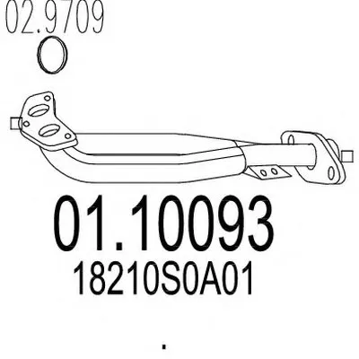 Труба выхлопного газа MTS купить