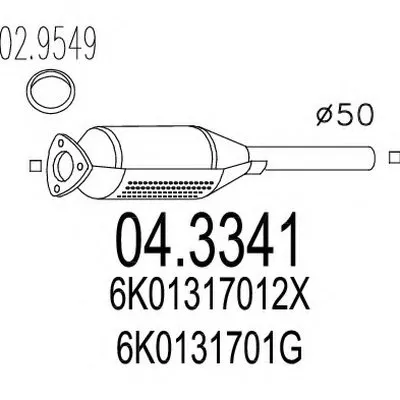 Катализатор для переоборудования MTS купить