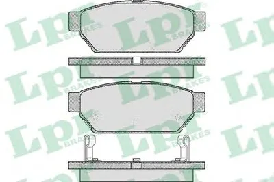 Комплект тормозных колодок, дисковый тормоз LPR купить