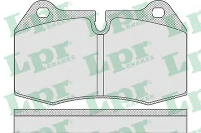 Комплект тормозных колодок, дисковый тормоз LPR купить