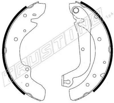 Комплект тормозных колодок TRUSTING купить