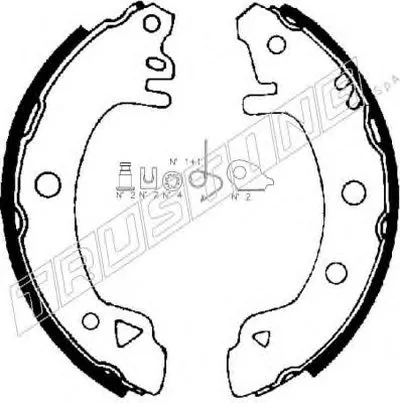 Комплект тормозных колодок TRUSTING купить
