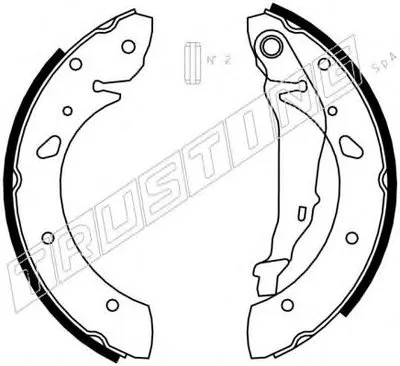 Комплект тормозных колодок TRUSTING купить