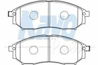 Комплект тормозных колодок, дисковый тормоз MK KASHIYAMA KAVO PARTS купить