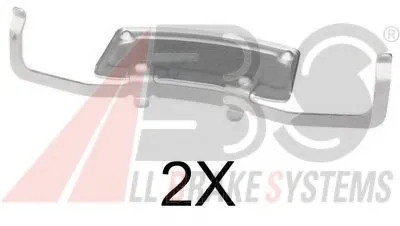 Комплектующие, колодки дискового тормоза A.B.S. купить