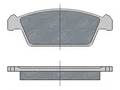 Комплект тормозных колодок, дисковый тормоз SCT Germany купить