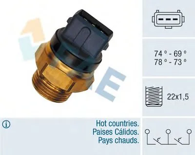 Термовыключатель, вентилятор радиатора FAE купить