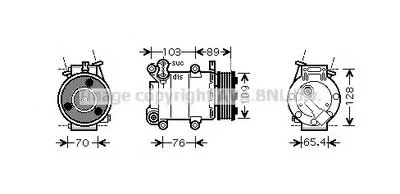 Компрессор, кондиционер AVA QUALITY COOLING купить