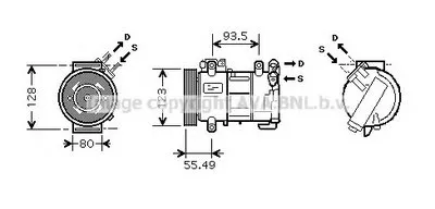 Компрессор, кондиционер AVA QUALITY COOLING купить