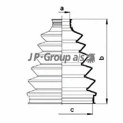 Комплект пылника, приводной вал QH JP GROUP купить