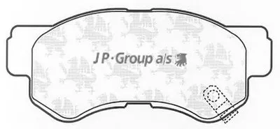 Комплект тормозных колодок, дисковый тормоз QH JP GROUP купить