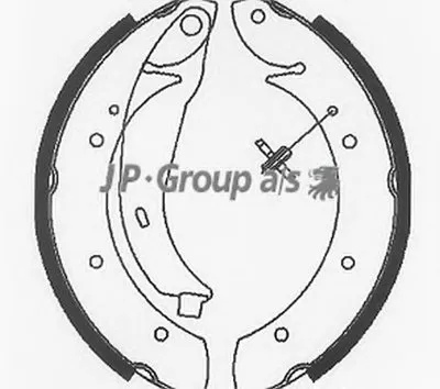 Комплект тормозных колодок QH JP GROUP купить