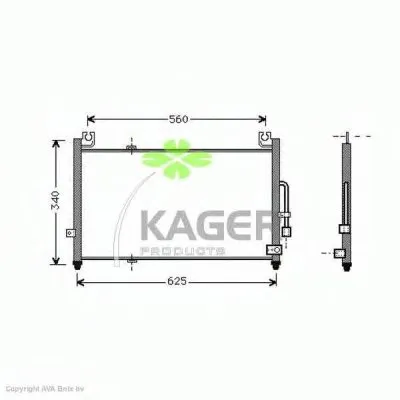 Конденсатор, кондиционер KAGER купить