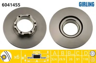 Тормозной диск GIRLING купить