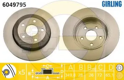 Тормозной диск GIRLING купить