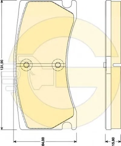 Комплект тормозных колодок, дисковый тормоз GIRLING купить