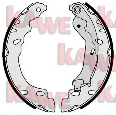 Комплект тормозных колодок KAWE купить