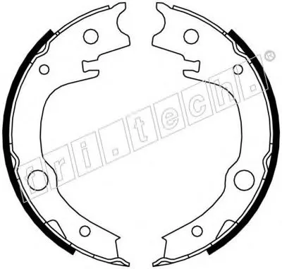 Комплект тормозных колодок, стояночная тормозная система fri.tech. купить