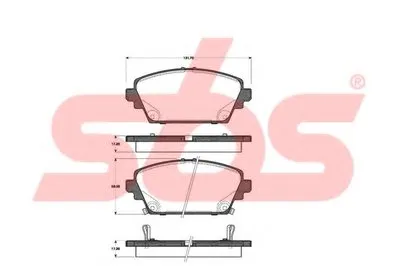 Комплект тормозных колодок, дисковый тормоз sbs купить