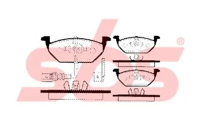 Комплект тормозных колодок, дисковый тормоз sbs купить