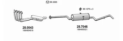 Система выпуска ОГ ASSO купить