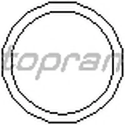 Уплотнительное кольцо, клапанная форсунка TOPRAN купить