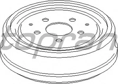 Тормозной барабан TOPRAN купить