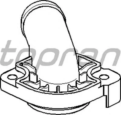 Фланец охлаждающей жидкости TOPRAN купить