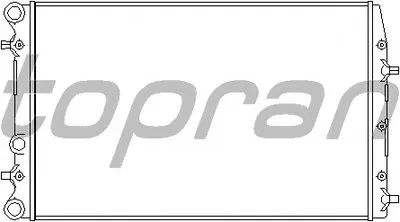 Радиатор, охлаждение двигателя TOPRAN купить