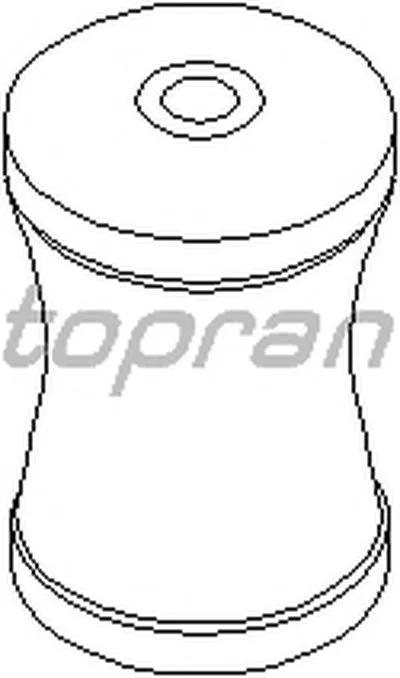 Втулка, балка моста TOPRAN купить