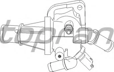 Корпус термостата TOPRAN купить