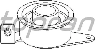 Натяжной ролик, ремень ГРМ TOPRAN купить