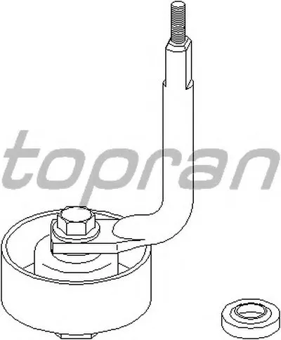 Натяжной ролик, поликлиновой  ремень TOPRAN купить