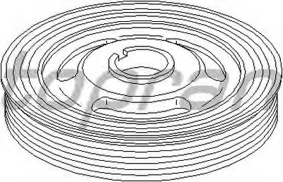 Амортизатор, поликлиновой ремень TOPRAN купить