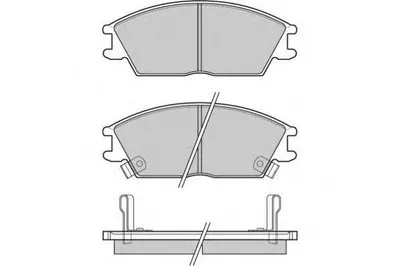Комплект тормозных колодок, дисковый тормоз E.T.F. купить