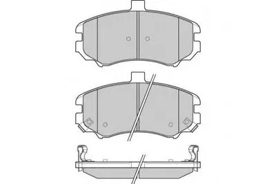 Комплект тормозных колодок, дисковый тормоз E.T.F. купить