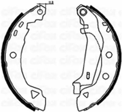 Комплект тормозных колодок CIFAM купить
