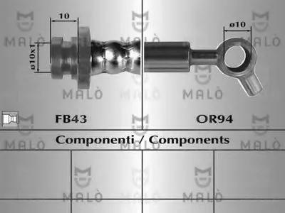 Тормозной шланг MALÒ купить