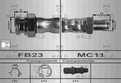 Тормозной шланг MALÒ купить